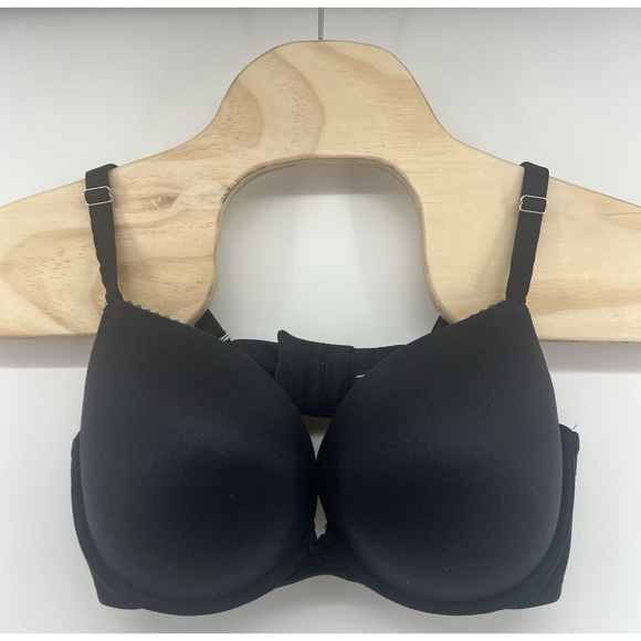 Torrid 44C Shaping Plunge Bra Black Smooth Underwired Adjustable - Picture 1 of 2